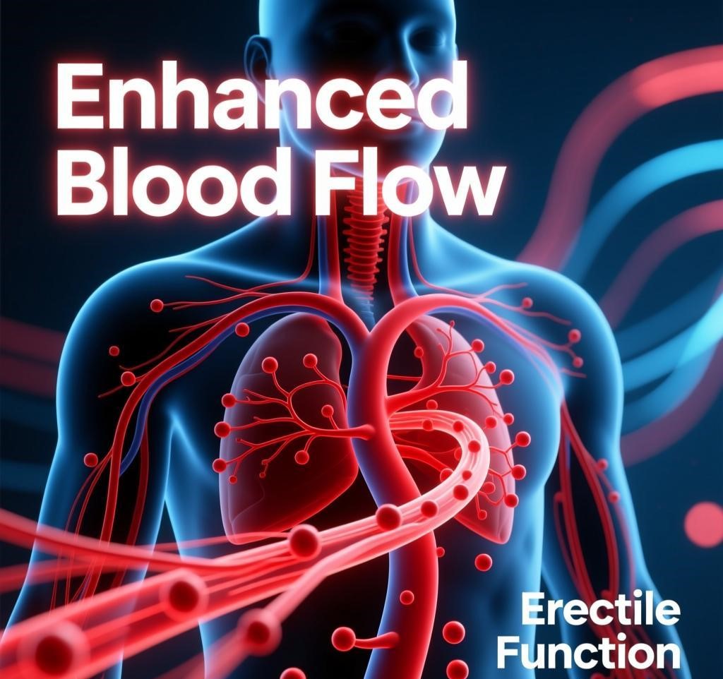 Enhanced Blood Flow and Erectile Function
