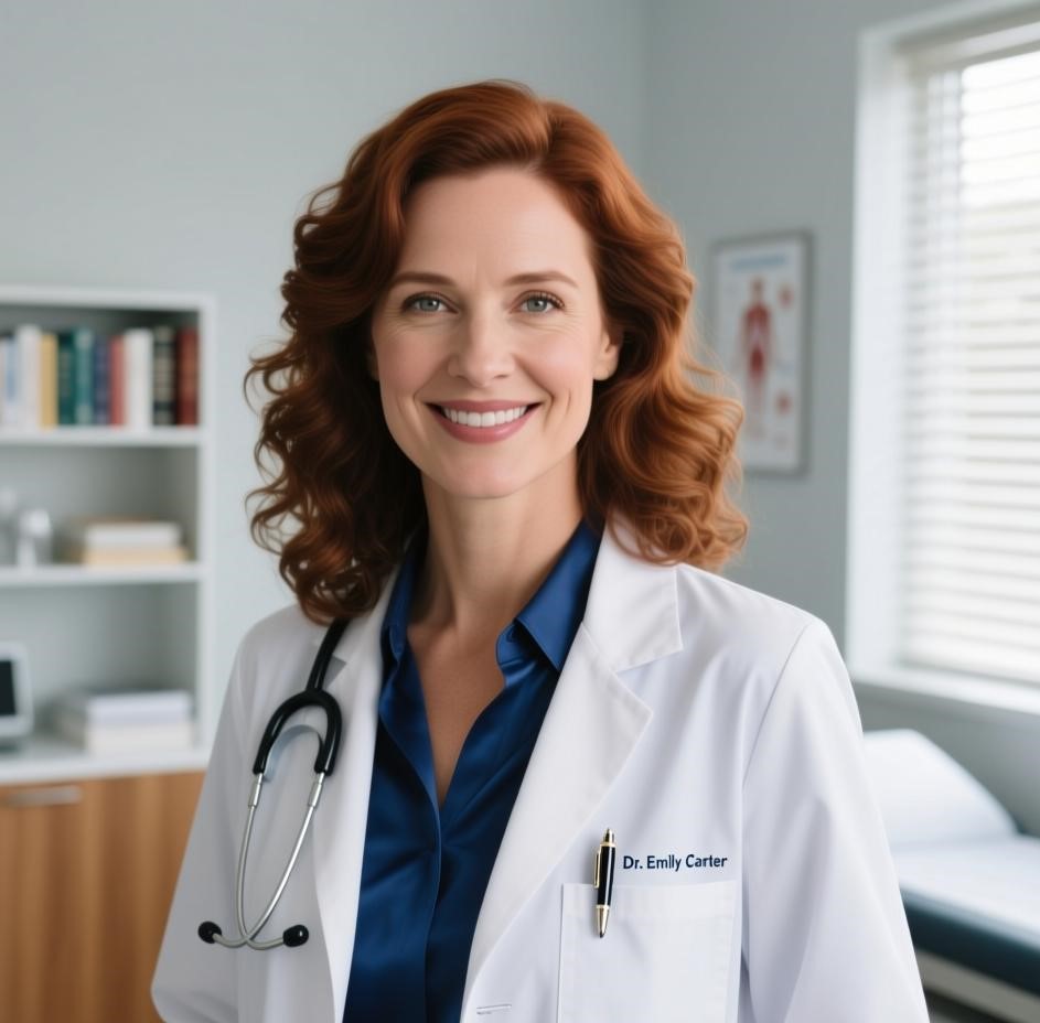 Dr. Emily Carter, a urologist and sexual health expert