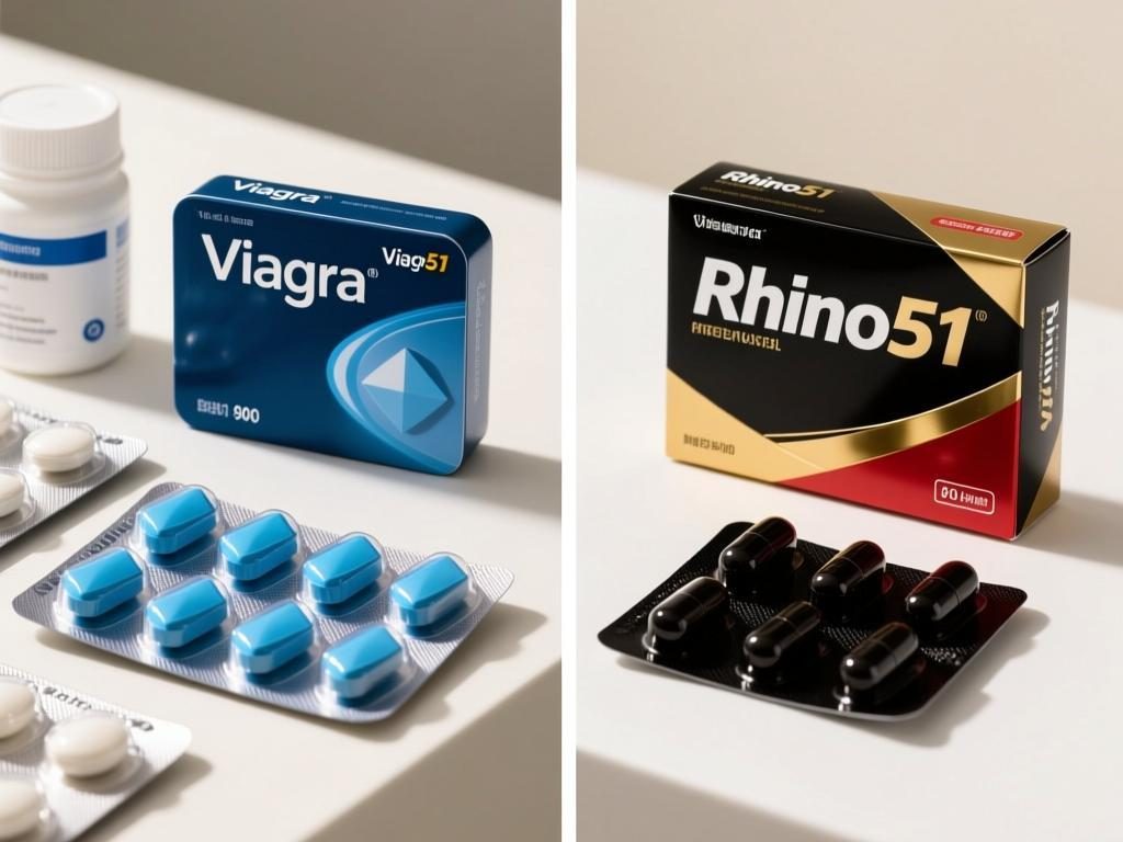 Comparing Viagra 90 Pills and Rhino51