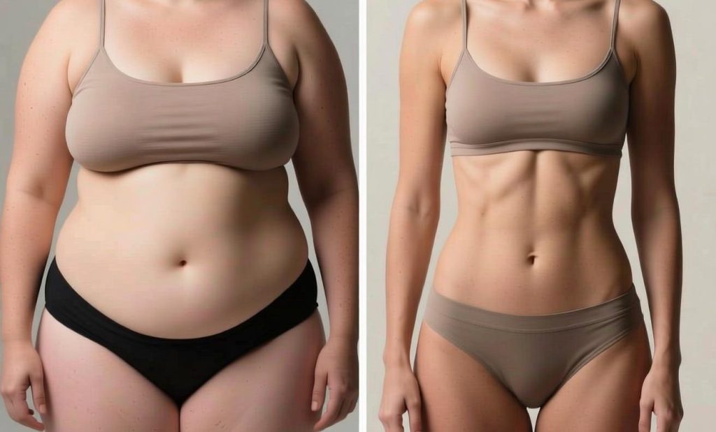 Persistent reduction of abdominal fat