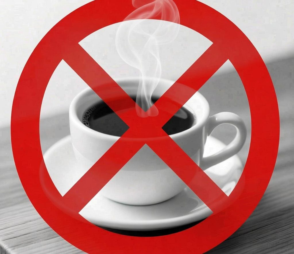 Over-relying on coffee